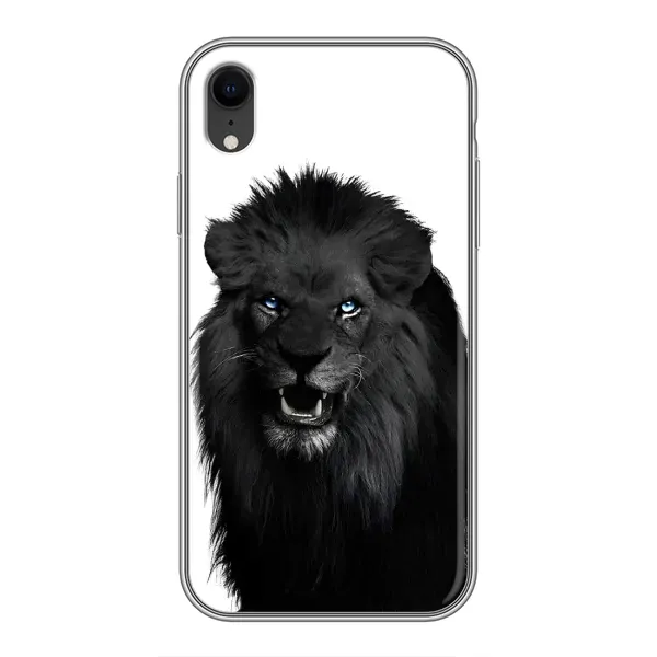 Чехол с принтом «Черный ЛЕВ» для iPhone Xr