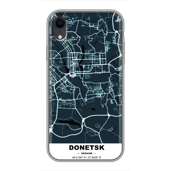 Чехол с принтом «Донецк» для iPhone Xr