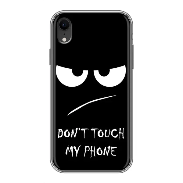 Чохол з принтом «Dont Touch» для iPhone Xr