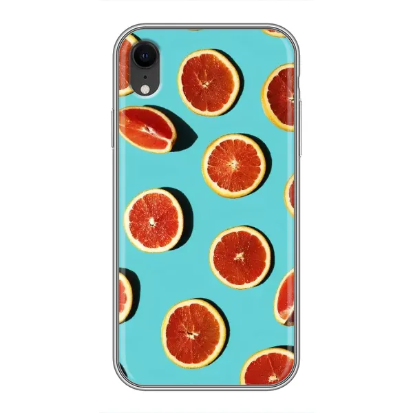 Чехол с принтом «Грейпфрут» для iPhone Xr