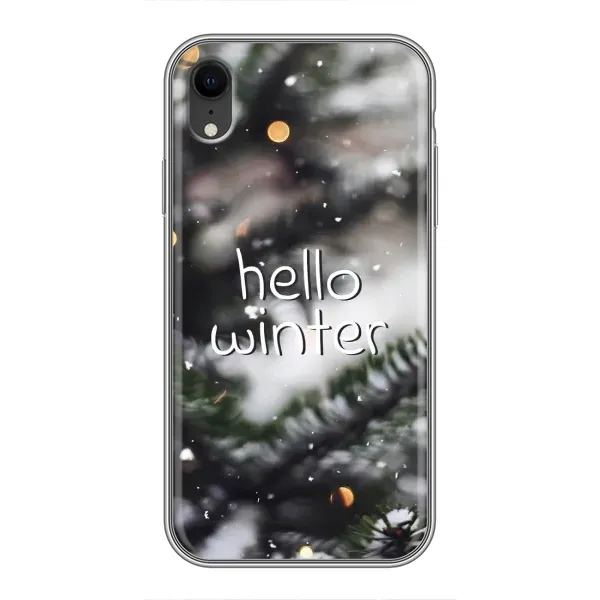 Чехол с принтом «Hello winter» для iPhone Xr Чехол с принтом «Hello winter» для iPhone Xr