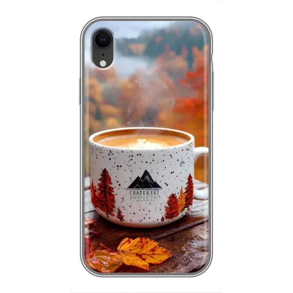 Чохол з принтом «Кава на природі» для iPhone Xr