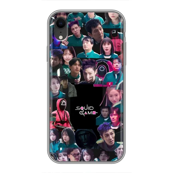 Чохол з принтом «Колаж Гра кальмара» для iPhone Xr Чохол з принтом «Колаж Гра кальмара» для iPhone Xr