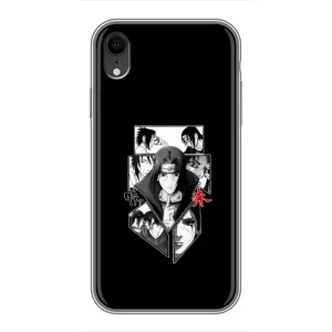 Чехлы на тему: Итачи Учиха для iPhone Xr (AlphaPrint) (коллаж Итачи)