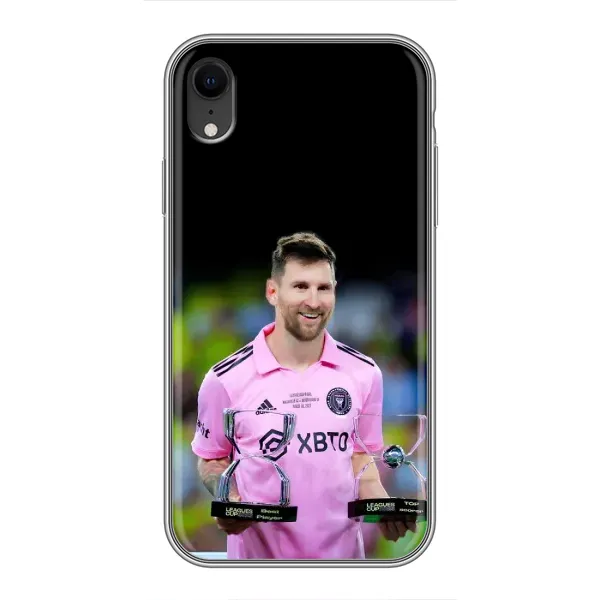 Чехол с принтом «Кубки Месси» для iPhone Xr