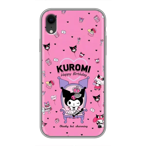 Чехол с принтом «KUROMI» для iPhone Xr