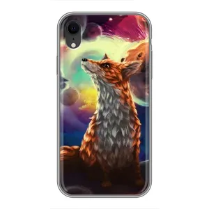 Чехлы с картинкой Лисички для iPhone Xr (VPrint) (Лисица в космосе)