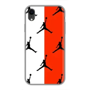Чохли для iPhone Xr - з картинкою JORDAN (AlphaPrint) (Лого Джордан)