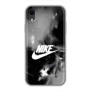 Чехол для iPhone Xr - с принтом Найк (AlphaPrint) (Лого Найк)