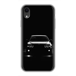 Чехол для Айфон Хр - с принтом БМВ (AlphaPrint) (Машина BMW)