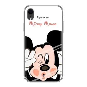 Эксклюзивный чехол для iPhone Xr (AlphaPrint - Мультяшные) (Маус Микки)