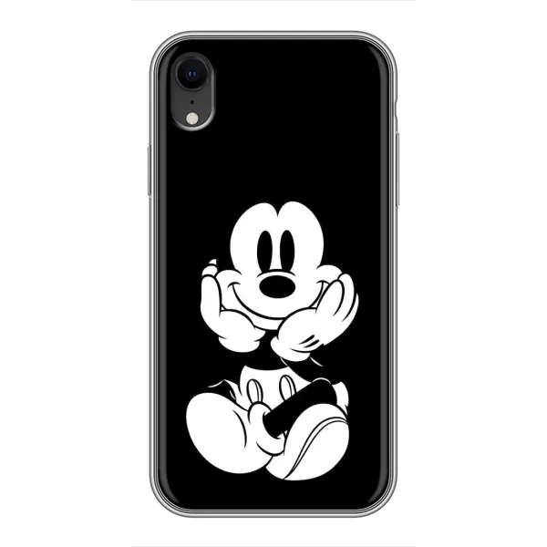 Чохол з принтом «Маус на чорному» для iPhone Xr