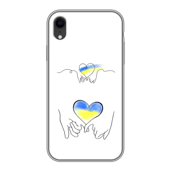Чехол с принтом «Мир Украине» для iPhone Xr