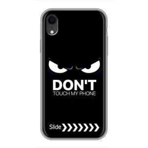 Чохол з принтом «Не чипай телефон» для iPhone Xr