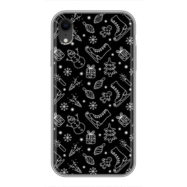 Чехол с принтом «Новогодний фон» для iPhone Xr Чехол с принтом «Новогодний фон» для iPhone Xr