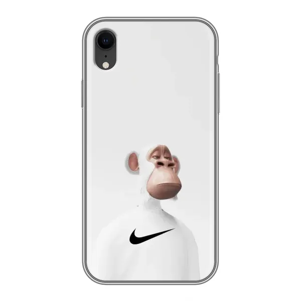 Чохол з принтом «мавпа NFT Nike» для iPhone Xr
