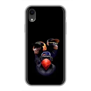 Чохол з Мавпами iPhone Xr - (AlphaPrint)