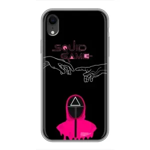 Чехол Гра в кальмара для iPhone Xr (Минимализм Игра кальмара)