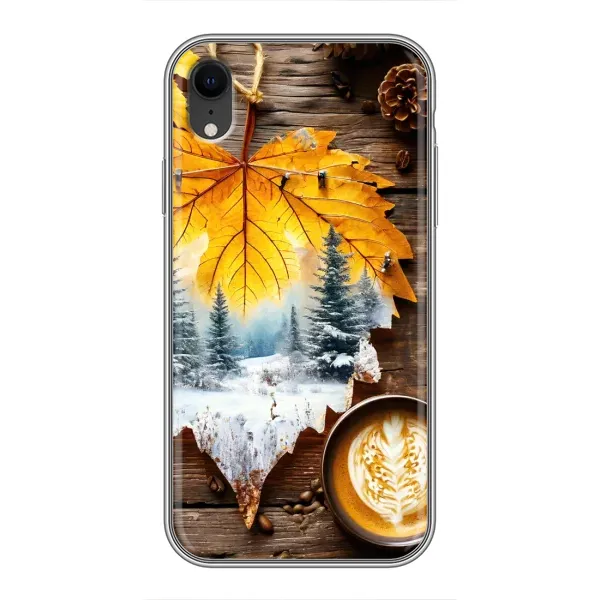 Чохол з принтом «Осінньо-зимова кава» для iPhone Xr