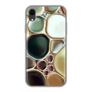 Мраморный чехол на iPhone Xr (VPrint) (Радужный Мрамор)