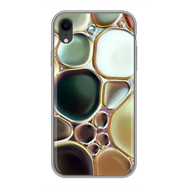 Чехол с принтом «Радужный Мрамор» для iPhone Xr