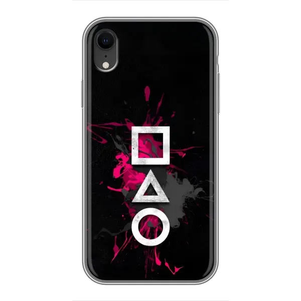 Чохол з принтом «Символи Гра кальмара» для iPhone Xr Чохол з принтом «Символи Гра кальмара» для iPhone Xr