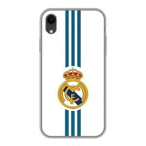 ФК Реал Мадрид чехлы для iPhone Xr (AlphaPrint) (Реал Мадрид на белом)