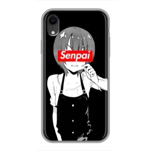 Чехол с принтом «Senpai» для iPhone Xr