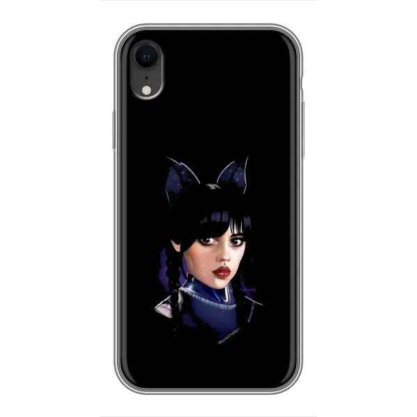 Чехол с принтом «серьезная Уэнздей» для iPhone Xr