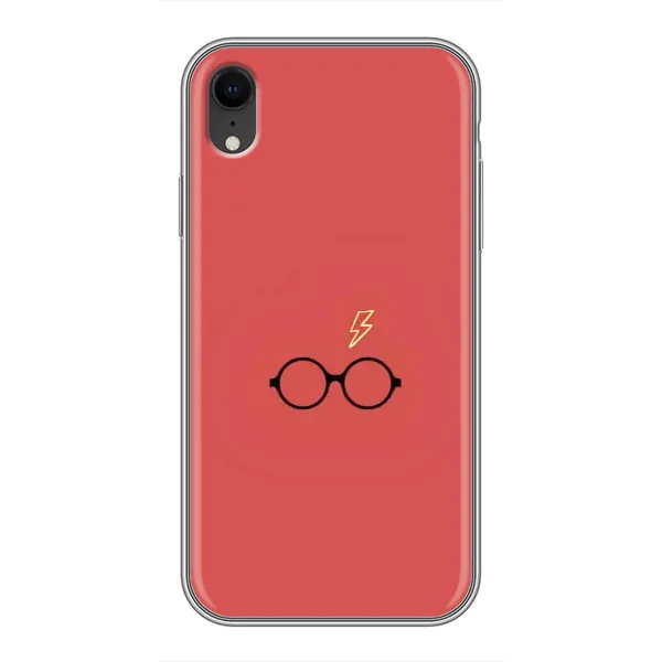 Чехол с принтом «шрам и очки» для iPhone Xr