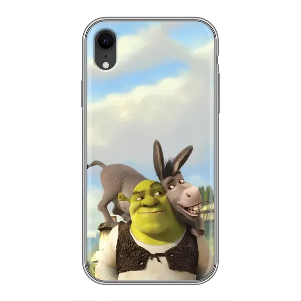 Чехол с принтом «Шрек и Осел» для iPhone Xr