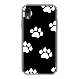 Чехлы с собаками для iPhone Xr (VPrint) (Следы собаки)