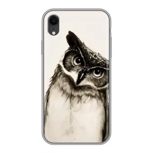 Чехол с птицами на iPhone Xr (VPrint) (Сова)