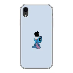 Чехол с принтом Стич на iPhone Xr (Stitch apple)