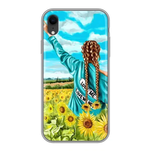 Чехол с принтом «Украиночка» для iPhone Xr