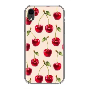 Чехлы с Фруктами для iPhone Xr (VPrint) (Вишня)