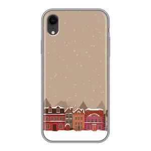 Новогодние, Праздничные Чехлы для iPhone Xr - 2024 год (Зимний город)