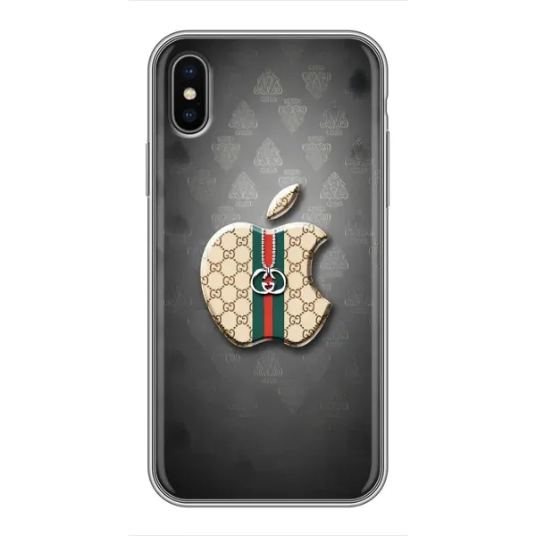 Чохол з принтом «Apple gucci» для iPhone Xs Max