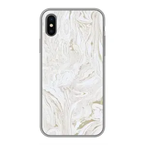 Мраморний чехол на iPhone Xs Max (VPrint) (Білий мрамор)