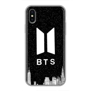 Чохли BTS для iPhone Xs Max (AlphaPrint) (БТС Лого)