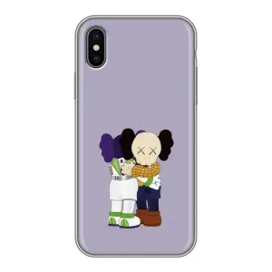 Чохли для iPhone Xs Max - Bearbrick Louis Vuitton (PREMIUMPrint) (Дружба Беарбрік)