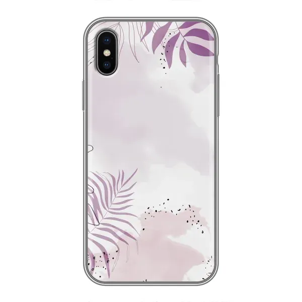 Чохол з принтом «Фіолетове листя» для iPhone Xs Max Чохол з принтом «Фіолетове листя» для iPhone Xs Max
