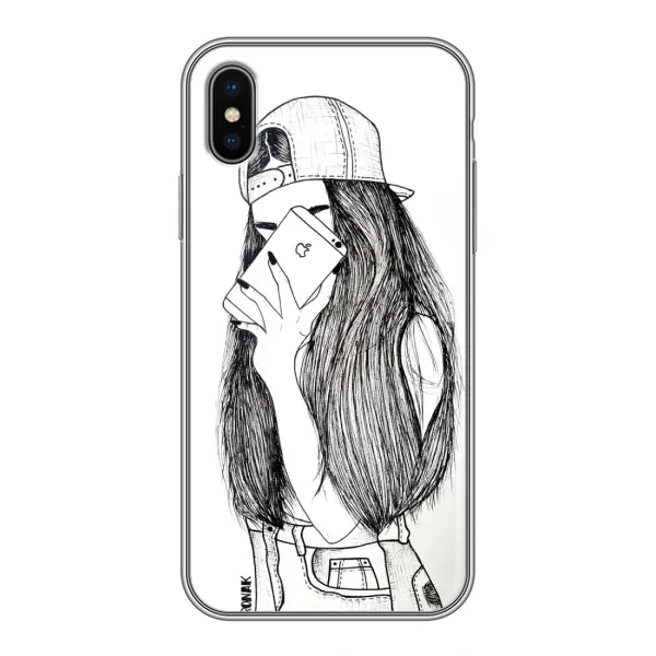 Чохол з принтом «Фото дівчини» для iPhone Xs Max