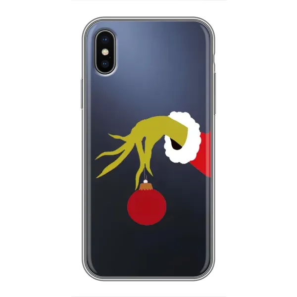 Чохол з принтом «Грінч з іграшкою» для iPhone Xs Max Чохол з принтом «Грінч з іграшкою» для iPhone Xs Max