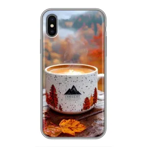 Чохол з унікальним дизайном 'Осінь з кавою' для iPhone Xs Max (Кава на природі)