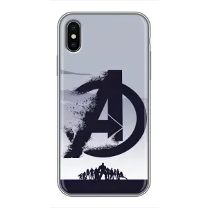 Чохли з героями Марвел iPhone Xs Max (VPrint) (Команда А)
