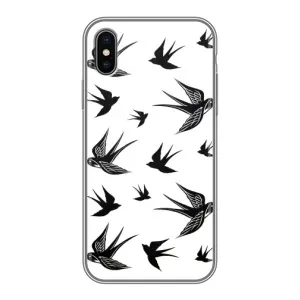 Чохол з пташками на iPhone Xs Max (VPrint) (Ластівки)