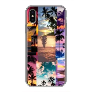 Силиконовый чехол с КАРТИНКАМИ лето для iPhone Xs Max (AlphaPrint) (Летний отпуск)
