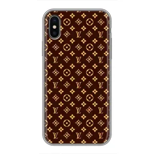 Чохли Луі Вітон для iPhone Xs Max (AlphaPrint - LOUIS VUITTON) (лого LOUIS VUITTON)
