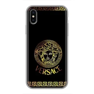 Чохли VERSACE для Епл Хс Макс (PREMIUMPrint) (Logo Versace)
